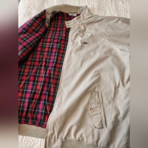 Lacoste bomber jacket 2XL, tan
